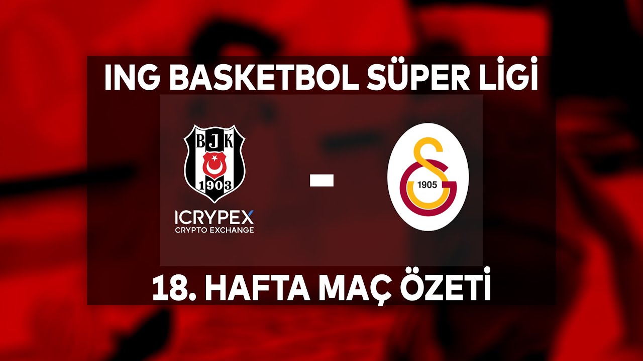 BSL 18. Hafta Özet | Beşiktaş Icrypex 82 - 64 Galatasaray