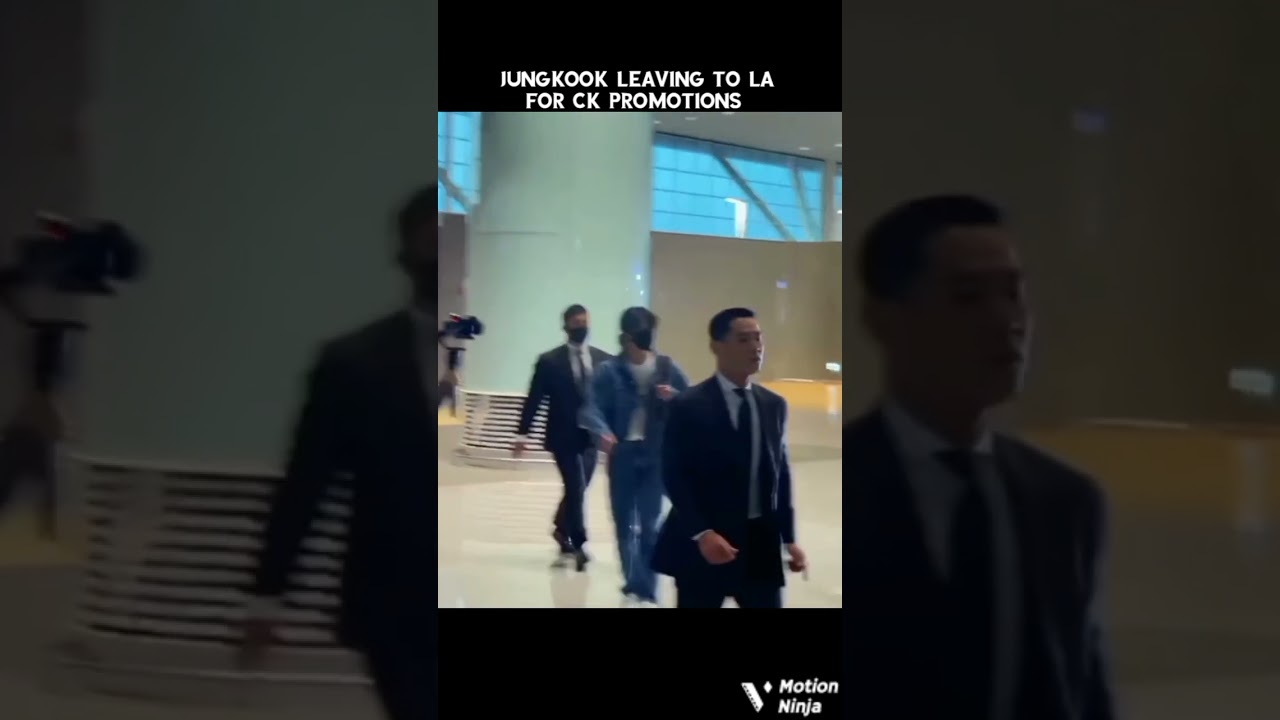 Jungkook at Incheon airport #jungkook #jk #ck #promotion  (have safe flight wish all the best)