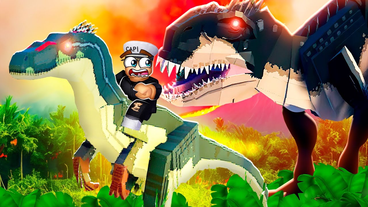 NEW SCORPIOS REX HUNTS ME IN JURASSIC BLOCKY