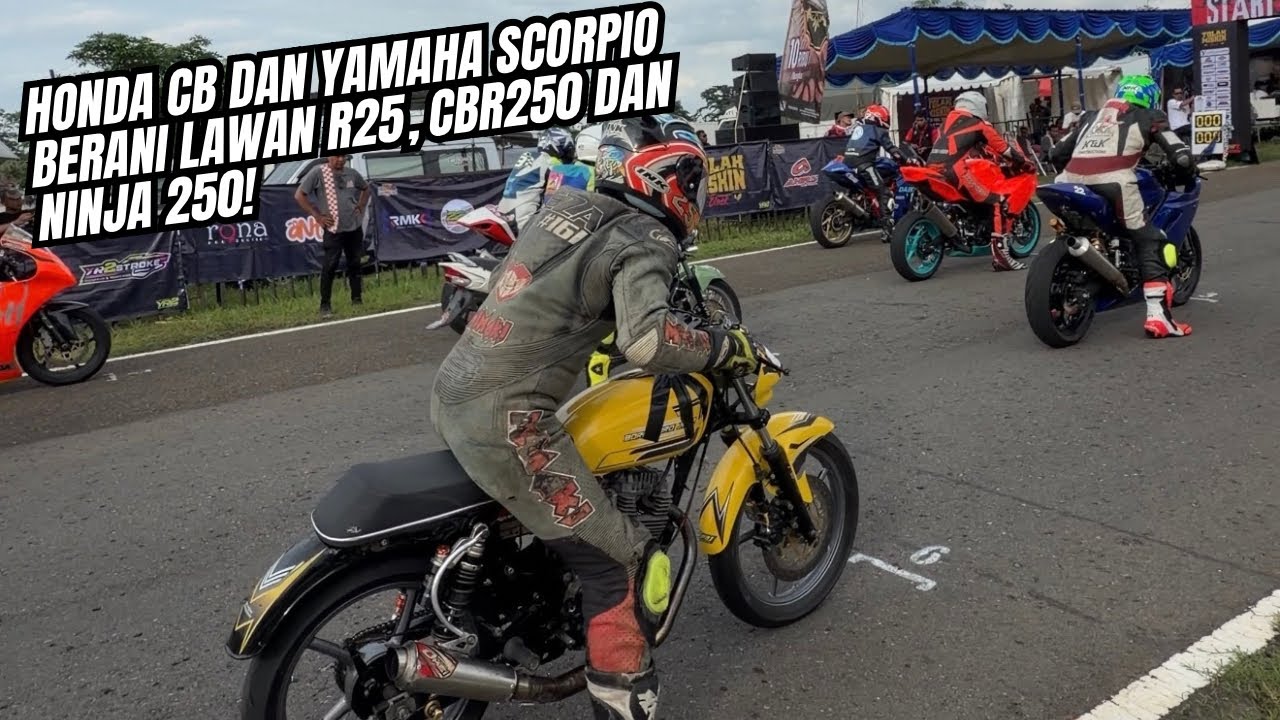 Balap Sport 250cc Komplit Dari R25, CBR250, Ninja 250, Scorpio Sampai CB Ikutan!