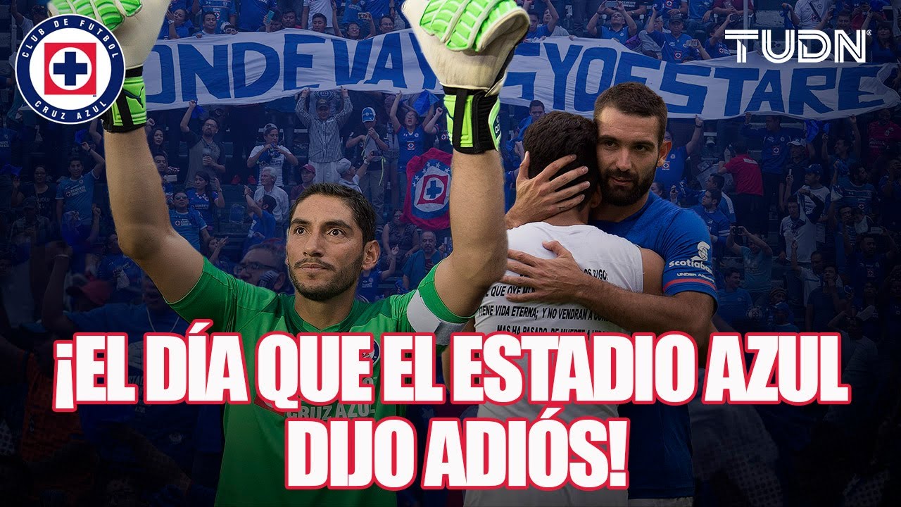 ¡LEGENDARIO! 🏟🚂 La DESPEDIDA de Cruz Azul del Estadio Azul | TUDN