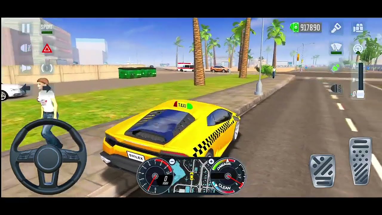 Taxi 🚖 simulator passanger taxi driving game 🎮 Android game#taxi#games#vedeos