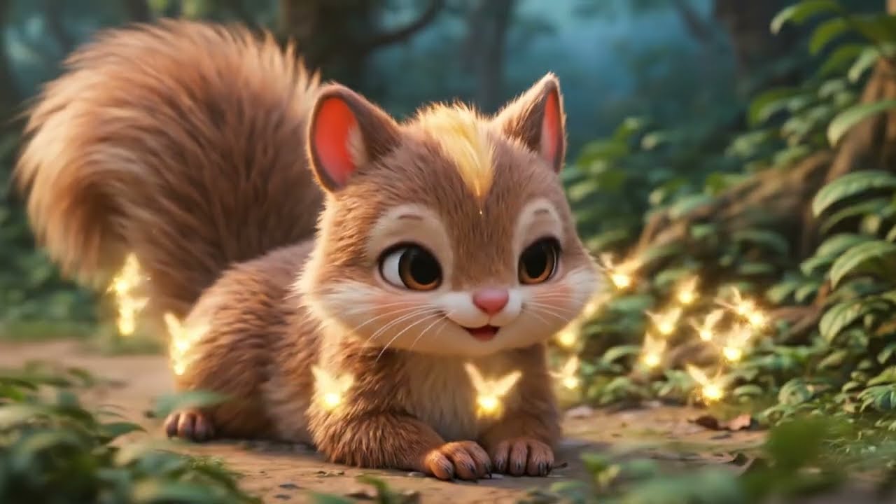 S1- Ep 1-1 | The Epic Journey Under the 1000-Year-Old Tree  #animation #cute #squirrel