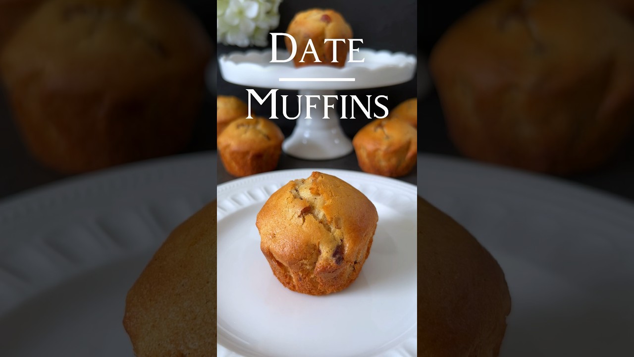 Date Muffins Recipe 🤍