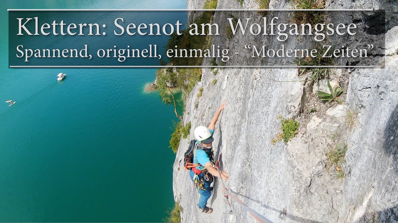 Klettern: Seenot am Wolfgangsee; Spannend, originell, einmalig - 