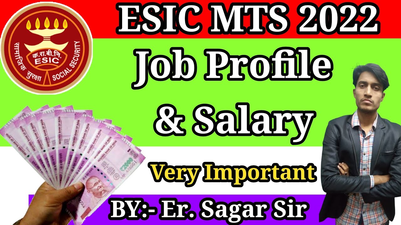 ESIC MTS 2022 | Job Profile & Salary | #esicmts #jobprofile #salary @COMPETITIVEGURUKUL