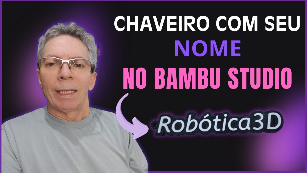 Como imprimir chaveiro na Bambu Lab A1 no Bambu Studio