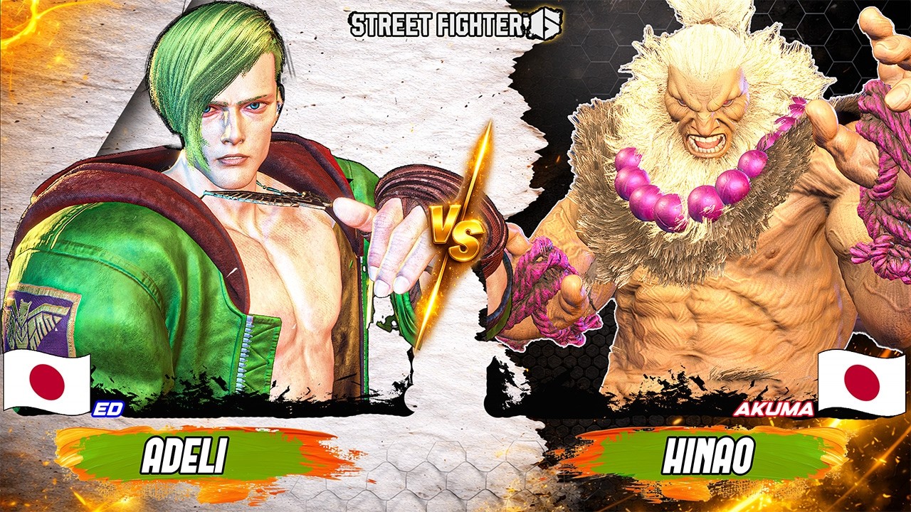 SF6 🔥 Adeli (ED)  vs  Hinao (Akuma #3 Ranked)🎮 Street Fighter 6 High-Level Gameplay