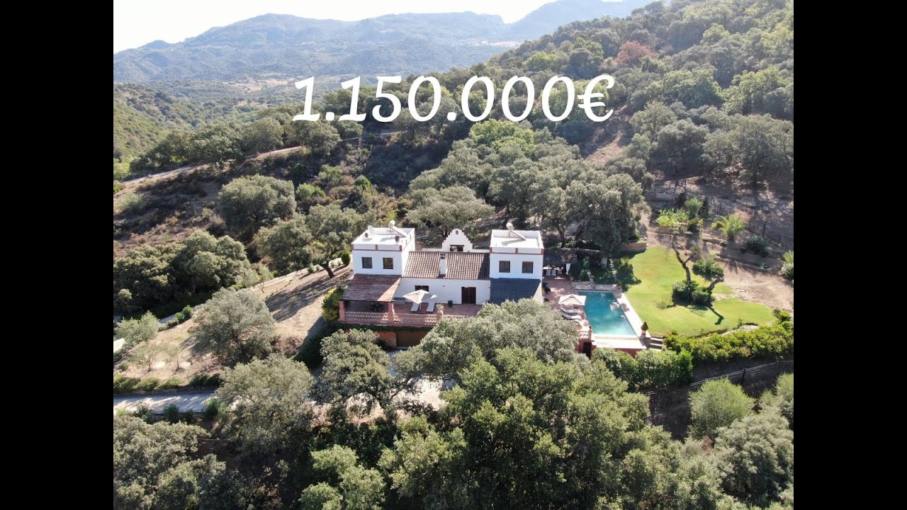 Superb finca for sale in Estacion de Cortes, Gaucin with mountain views