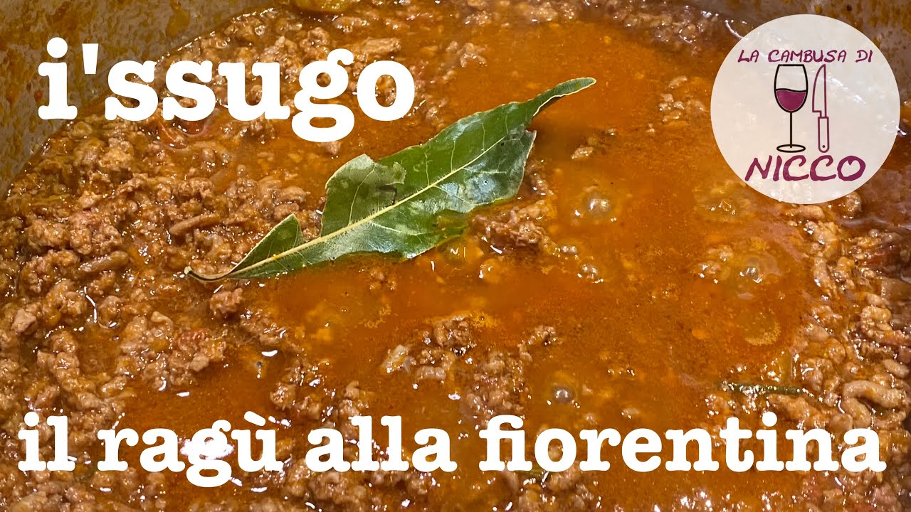 I'ssugo di harne (il ragù di carne alla fiorentina)