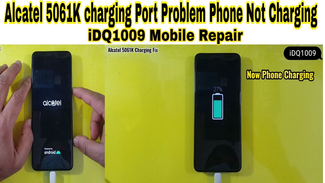 Alcatel 5061K charging Port Problem Phone Not Charging how To Fix This problem idq1009.official