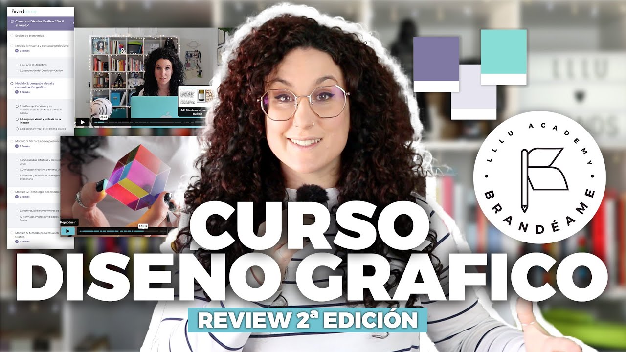 Curso de DISEÑO GRÁFICO 🎨 REVIEW 2ª ED. Aprende la profesión de diseñador desde 0 ONLINE BRANDÉAME