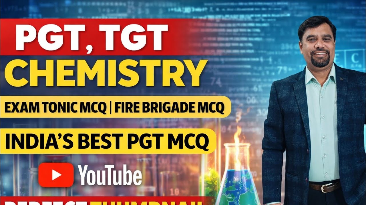 Important pgt chemistry Practice set | up pgt tgt exams | uk pgt tgt exams | KVS NVS pgt chemistry 