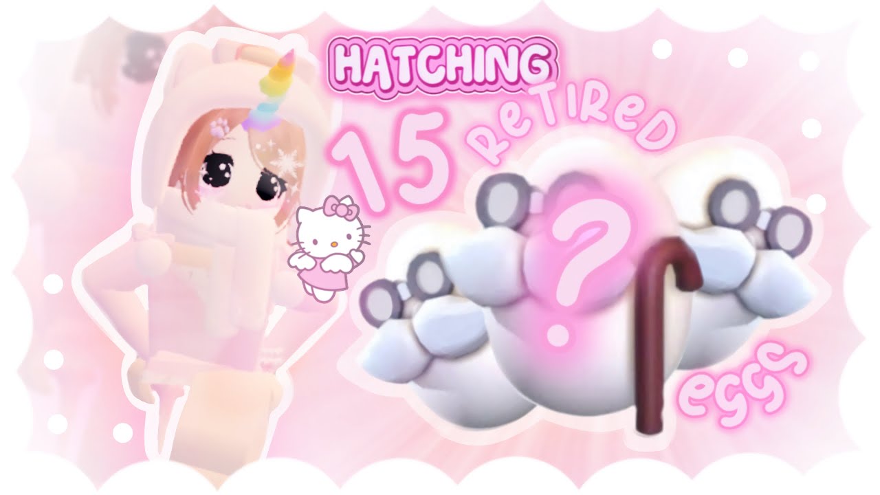 hatching 15 RETIRED EGGS in Adopt Me!!ᢉ𐭩 ⊹ ࣪ ˖ #adoptme #roblox #adoptme fyp #playadoptme 