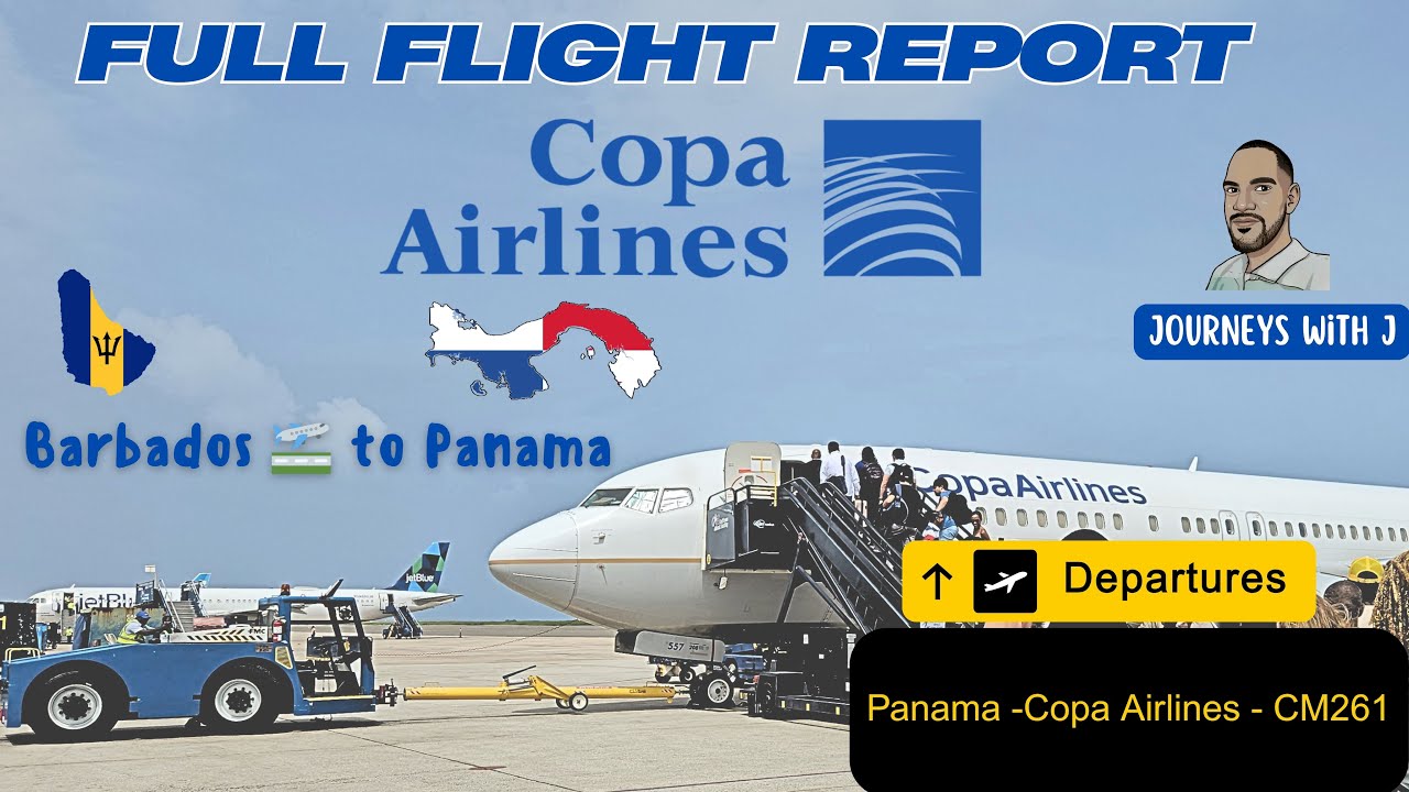 ✈️FLIGHT REPORT: Amazing views from Copa Airlines Barbados 🇧🇧 ➡️ Panamá City, Panama 🇵🇦 