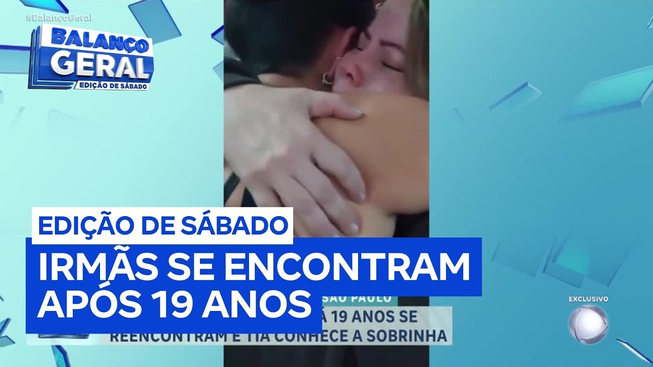 Irmãs separadas por quase duas décadas se reencontram em viagem emocionante entre SP e RJ