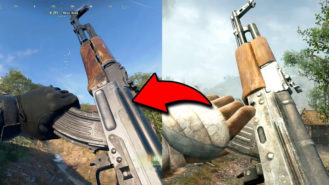 MW4 Devs added the COD Classic AK-47 Reload animation into the game.