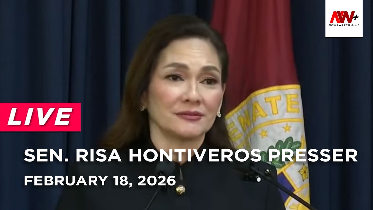Hontiveros nagsasagawa ng presscon | NewsWatch Live