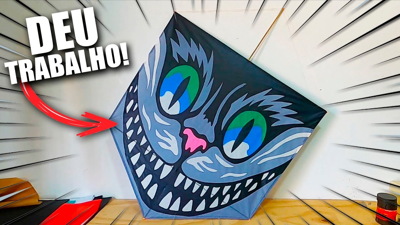 😵 Me SUPEREI 😱 FIZ 11 FOLHAS DE PIPÃO INSANAS ! *Quase um TUTORIAL* pipas riscadas