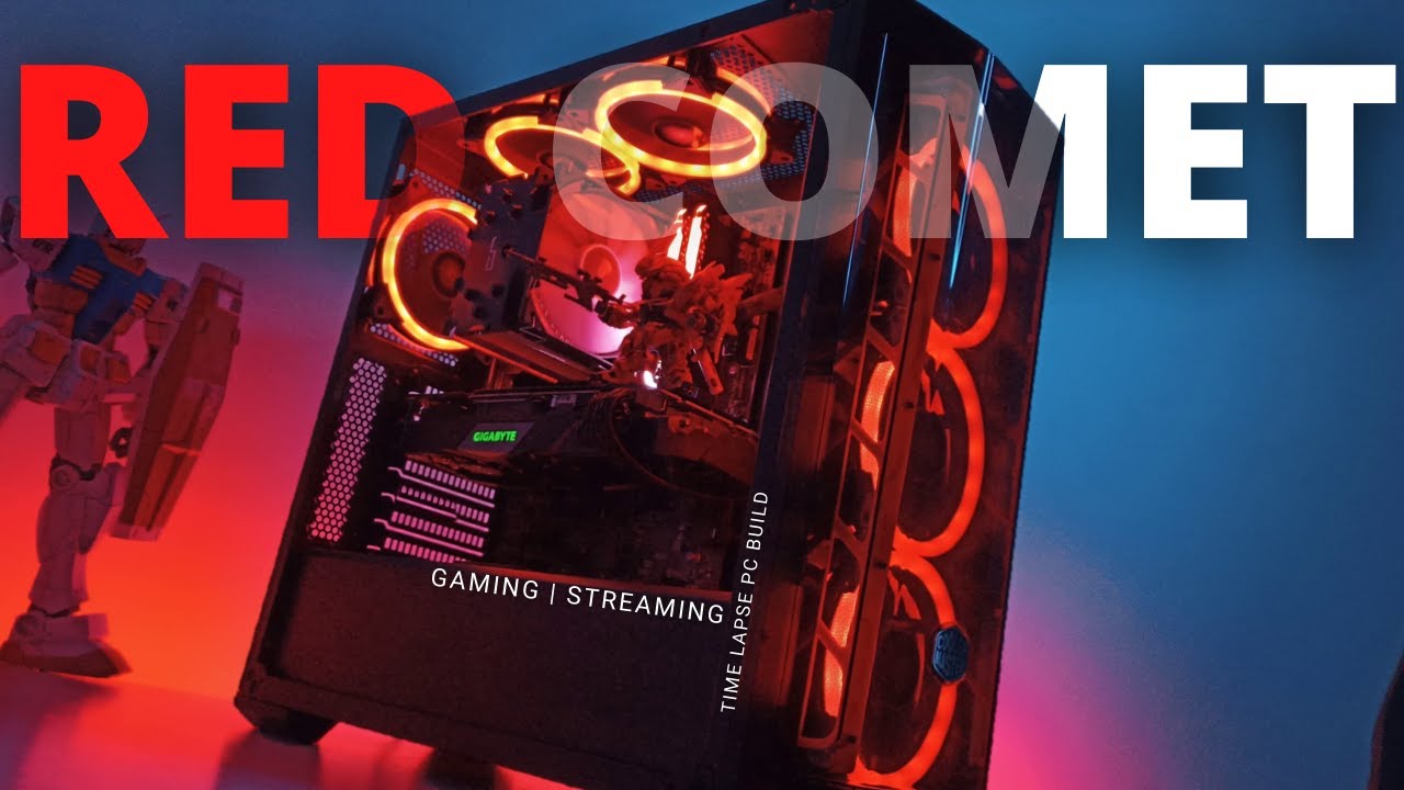 GAMING PC Build - Intel Core i7 9700K MSI Z390 Corsair RGB 16gb Ram Gigabyte RTX 2070 - Time lapse