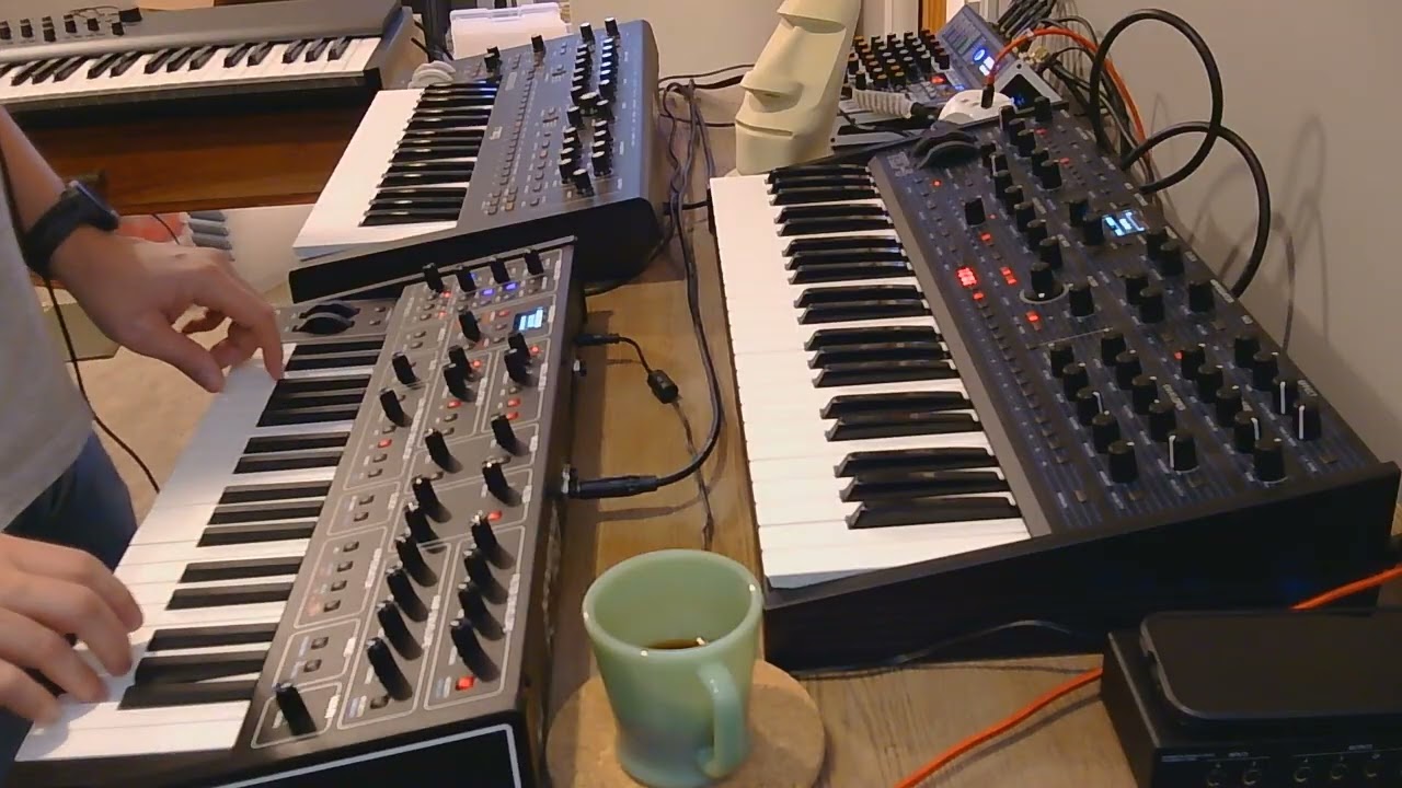 Moog Messenger, Sequential Fourm, and Oberheim TEO-5 Soft Pads Comparison