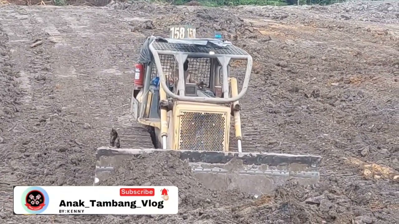 Perapian jalan baru menggunakan Dozer D85E SS-2  @Anak_Tambang_Vlog