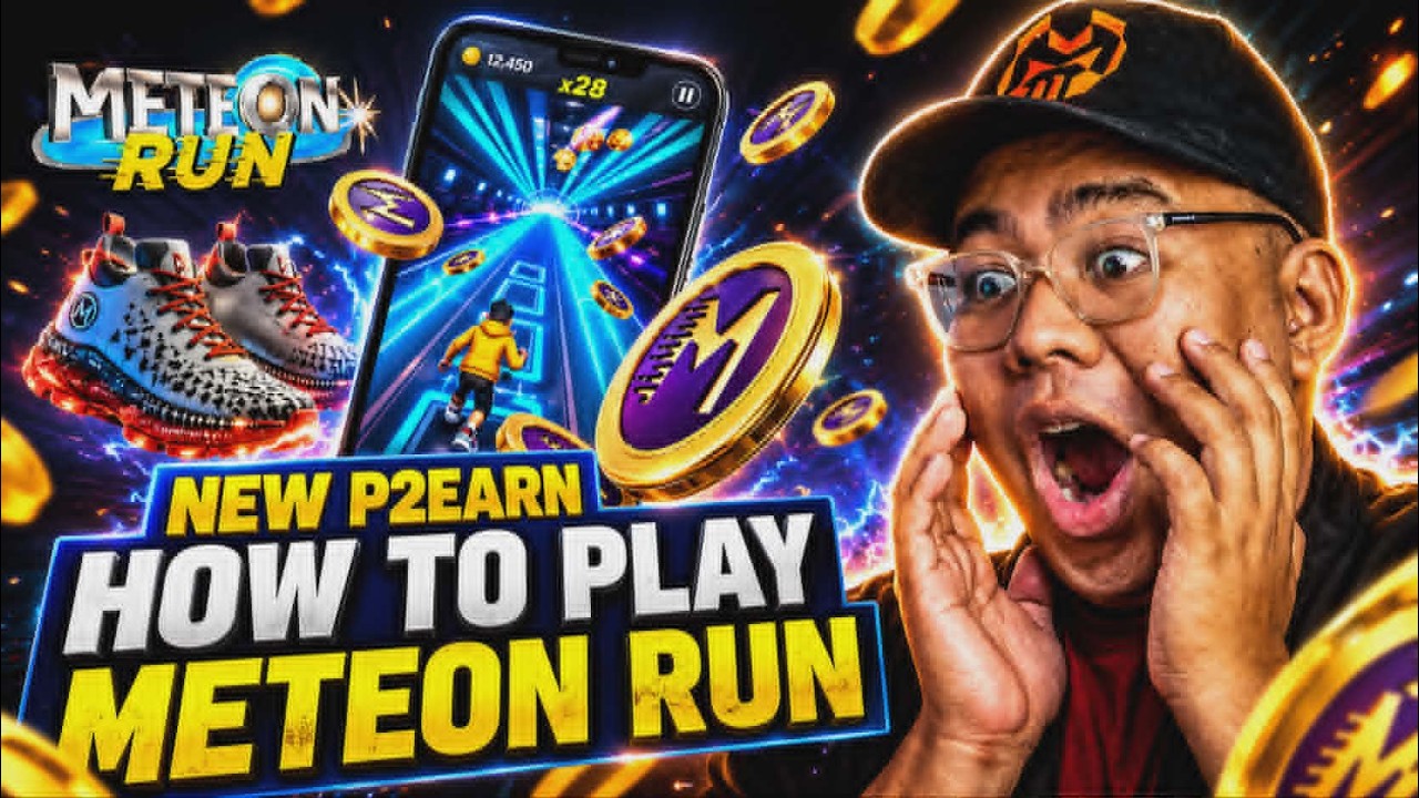 TRENDING P2E AT MAY FREE NFT SHOES! METEON RUN - BEGINNER'S GUIDE [FIL]