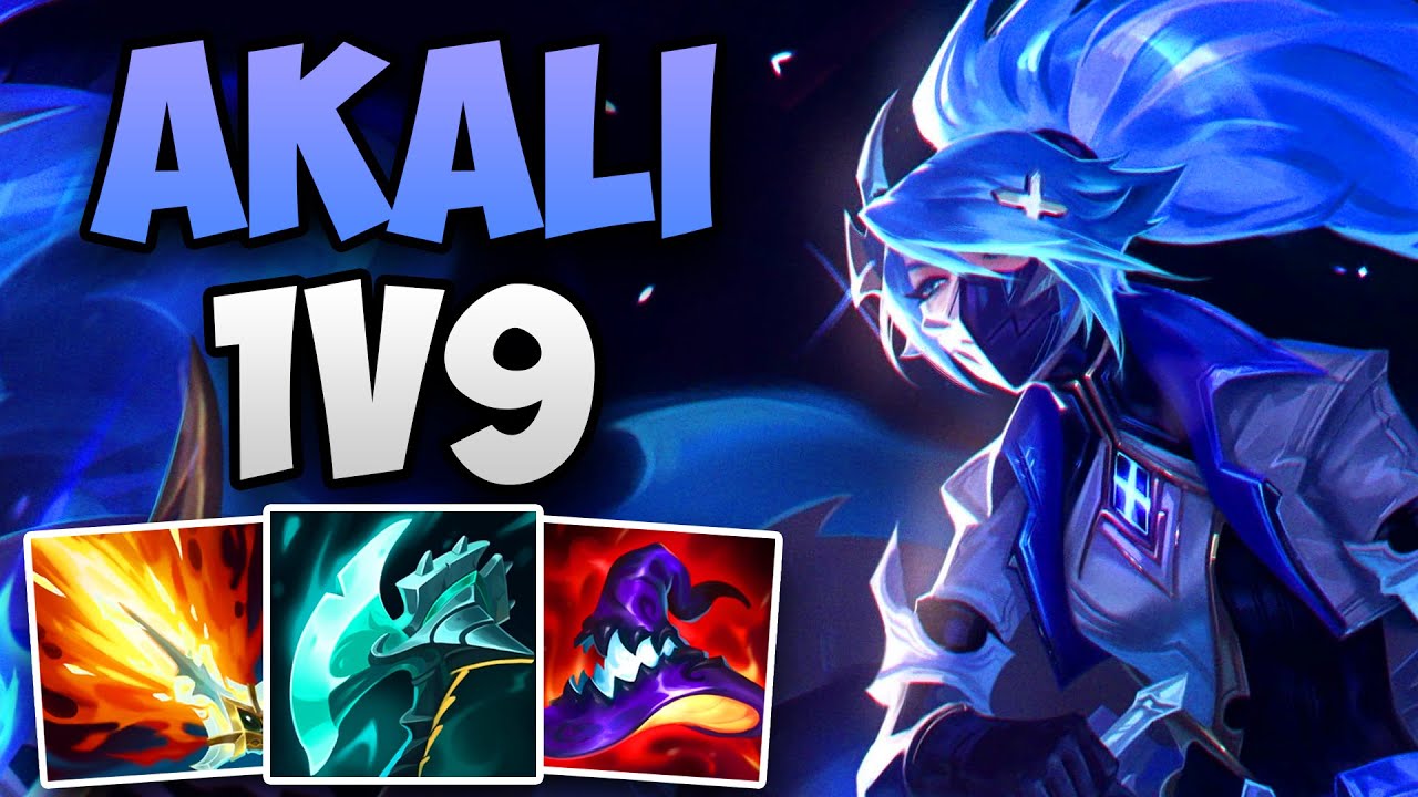 AKALI 1V9 CARRY GAMEPLAY IN CHALLENGER! | CHALLENGER AKALI MID GAMEPLAY | Patch 13.24 S13