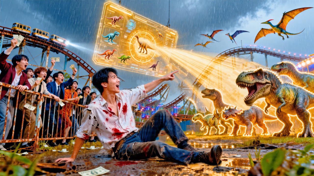 Hombre traicionado despierta sistema jur&aacute;sico, crea parque de dinosaurios y se hace millonario.