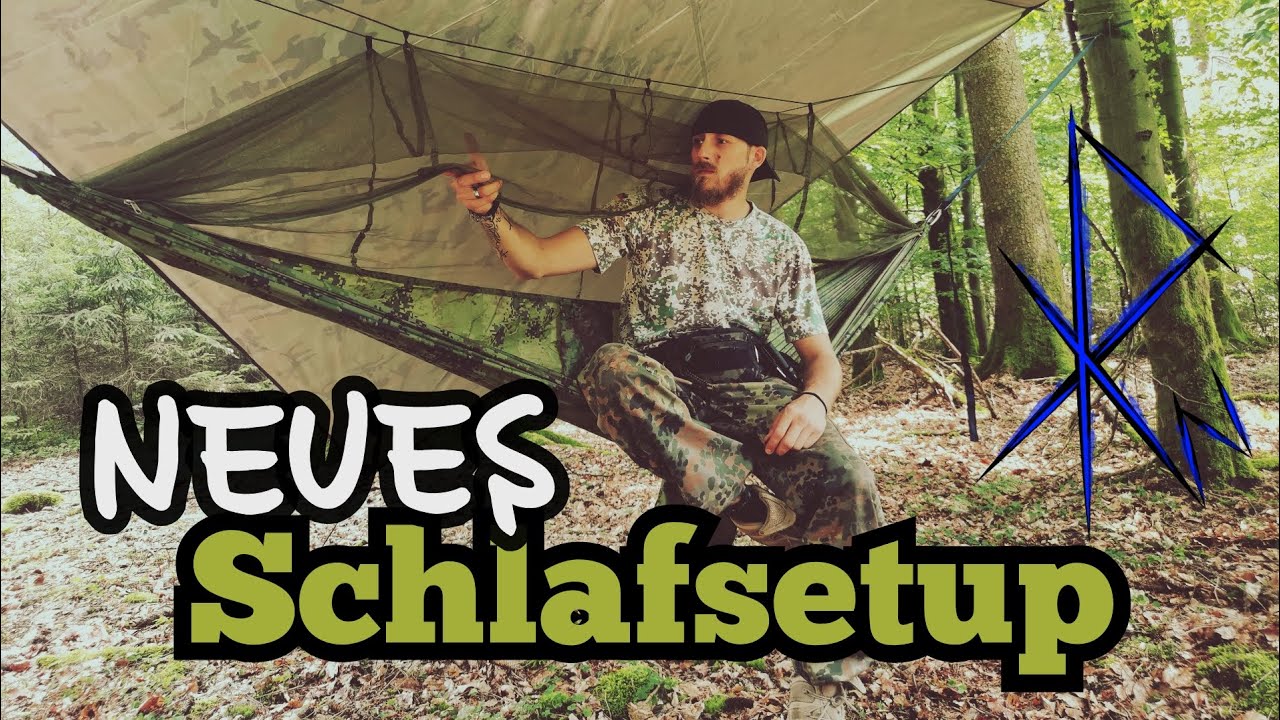 Wie gut finde ich mein neues #Schlafsetup | #Aufbau #Tarp und #Hängematte