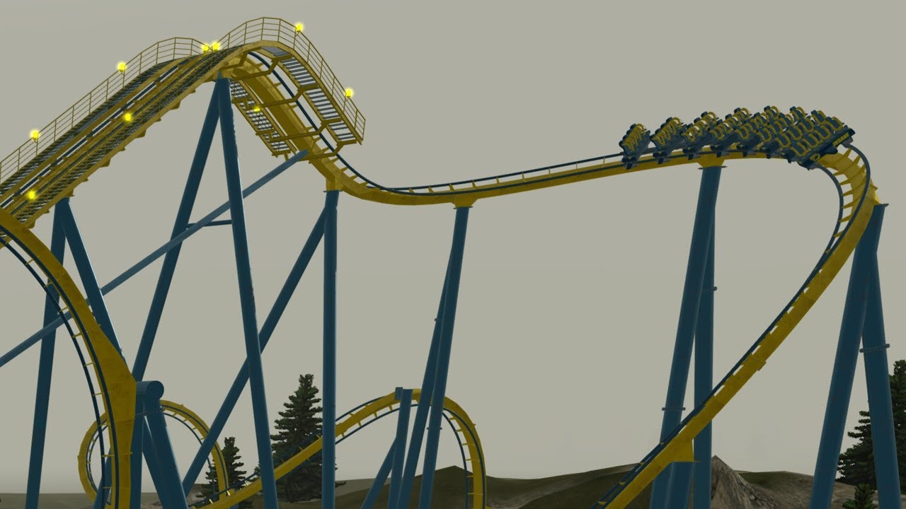 Insane (Floorless coaster) NoLimits roller coaster 2