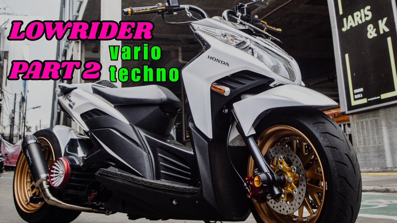 Modifikasi vario techno lowrider part 2