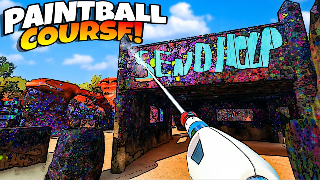 I Had to Clean DECADES of DRIED PAINT off a Paintball Course in PowerWash Simulator!
