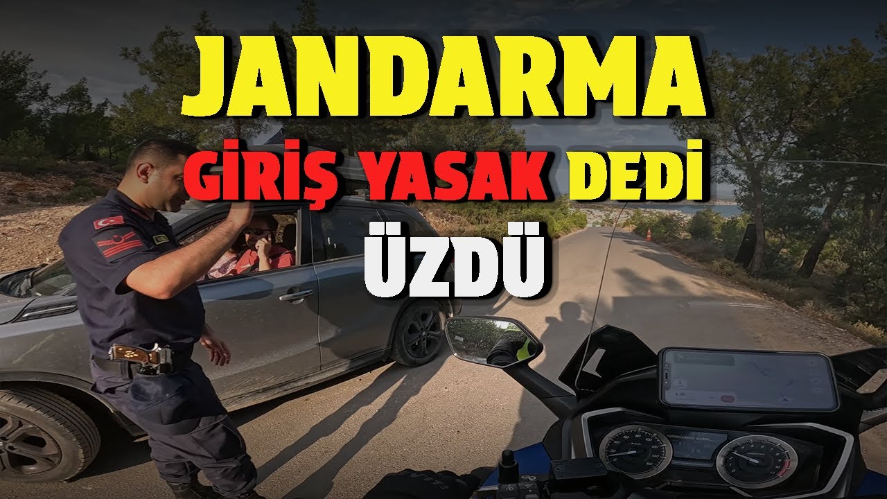 Cunda Adası'na Gittim Jandarma Geri Çevirdi • Serbest Motovlog #8