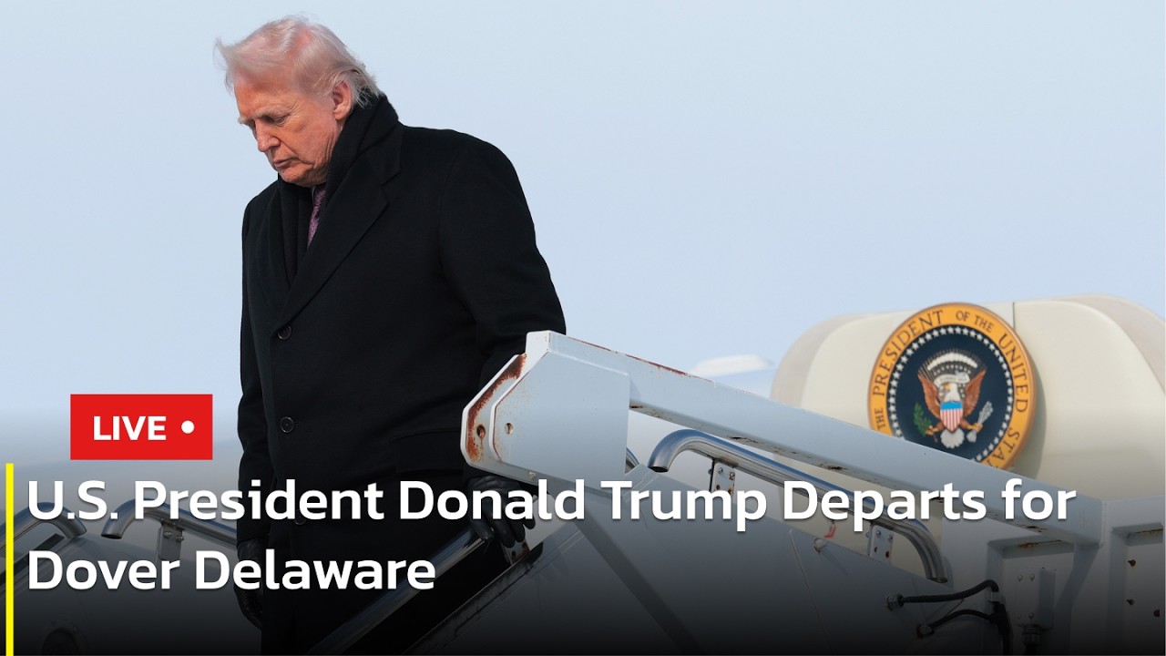 🔴 LIVE: U.S. President Donald Trump Departs for Dover Delaware | AC13