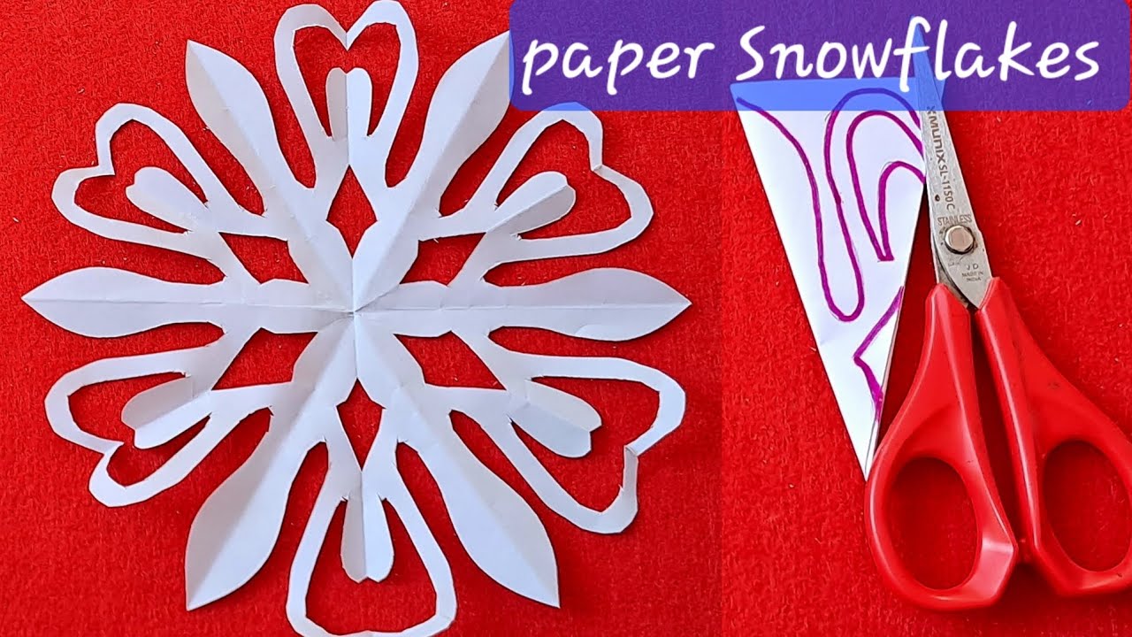 Snowflake Paper Craft | Paper Snowflake ❄️ ❄️ 
