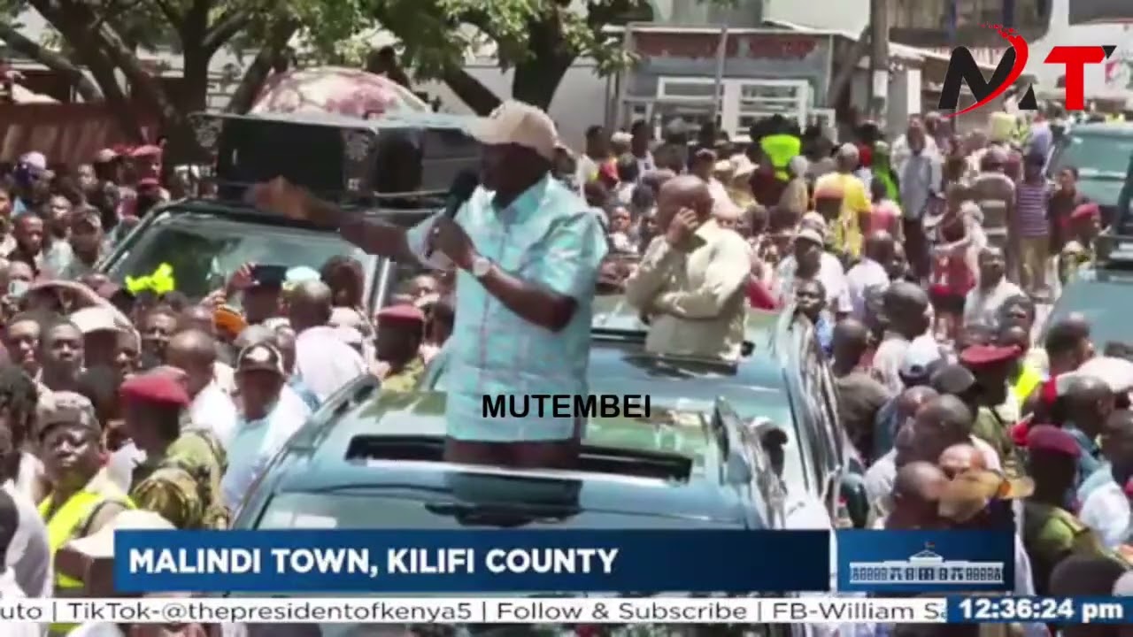 MTU WA SINGAPORE NI TUTAM LISTEN TO PRES RUTO IN KILIFI!!