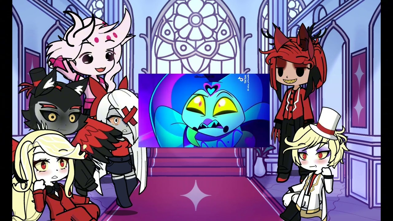 Hazbin hotel react to Klown bitch