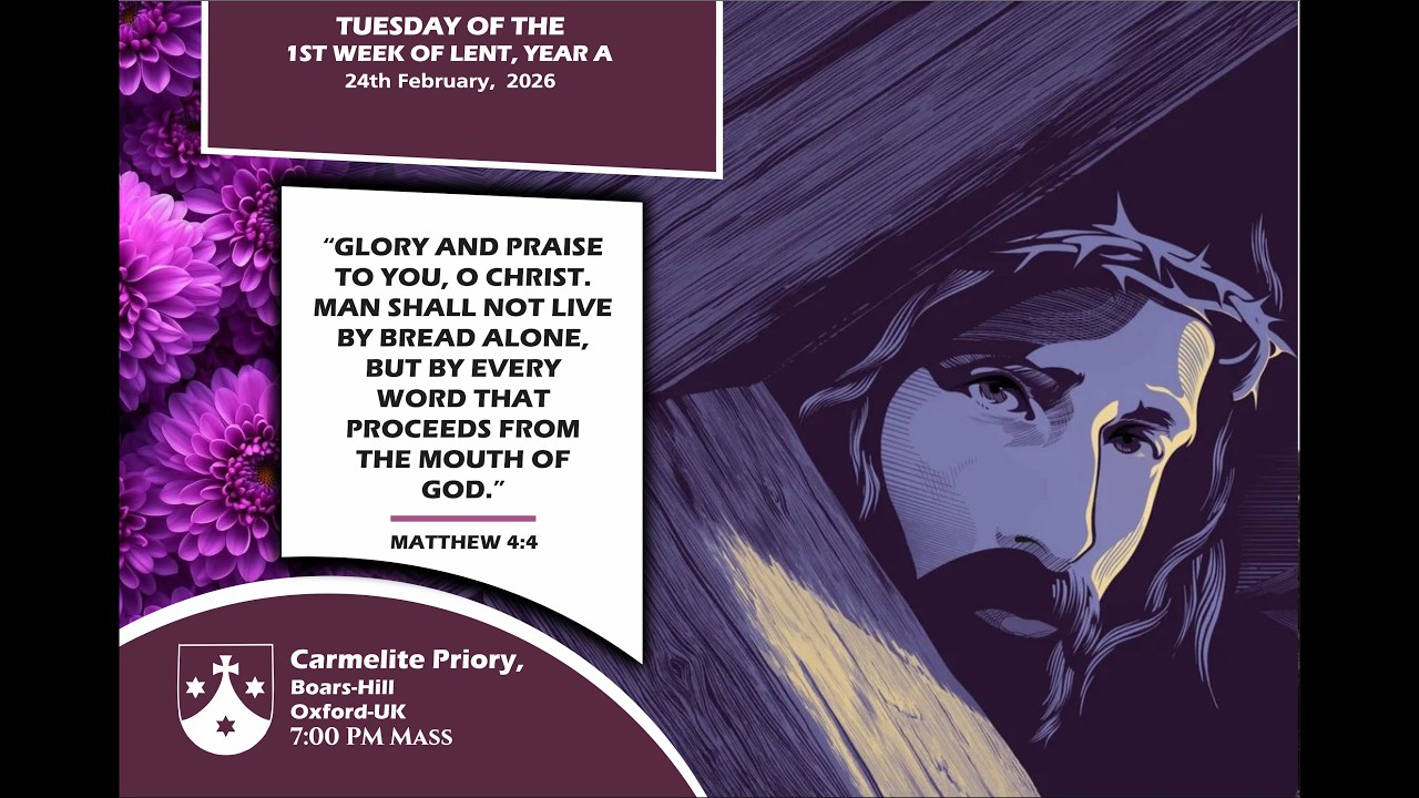 TUESDAY: THE FIRST WEEK OF LENT, YEAR A