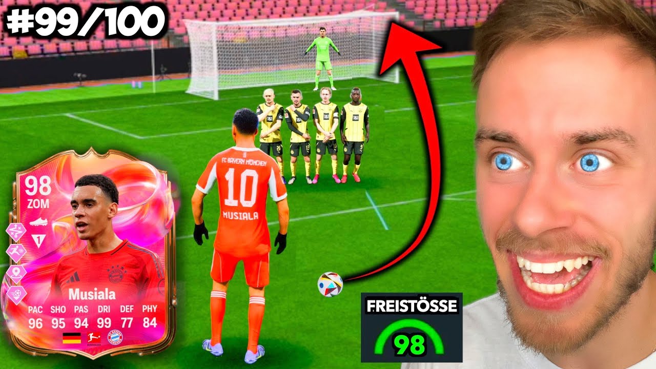 98er Jamal Musiala - ABER FREISTÖßE bestimmen sein Team! 🎯⚽️