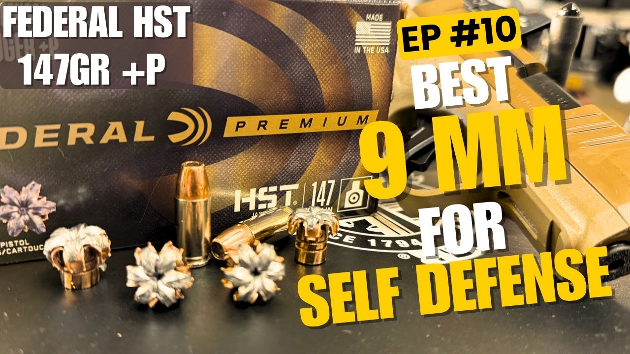 Best 9mm for self defense Ep#10. Can the Federal HST+P 147gr unseat the +P 124gr? Ballistic Gel Test