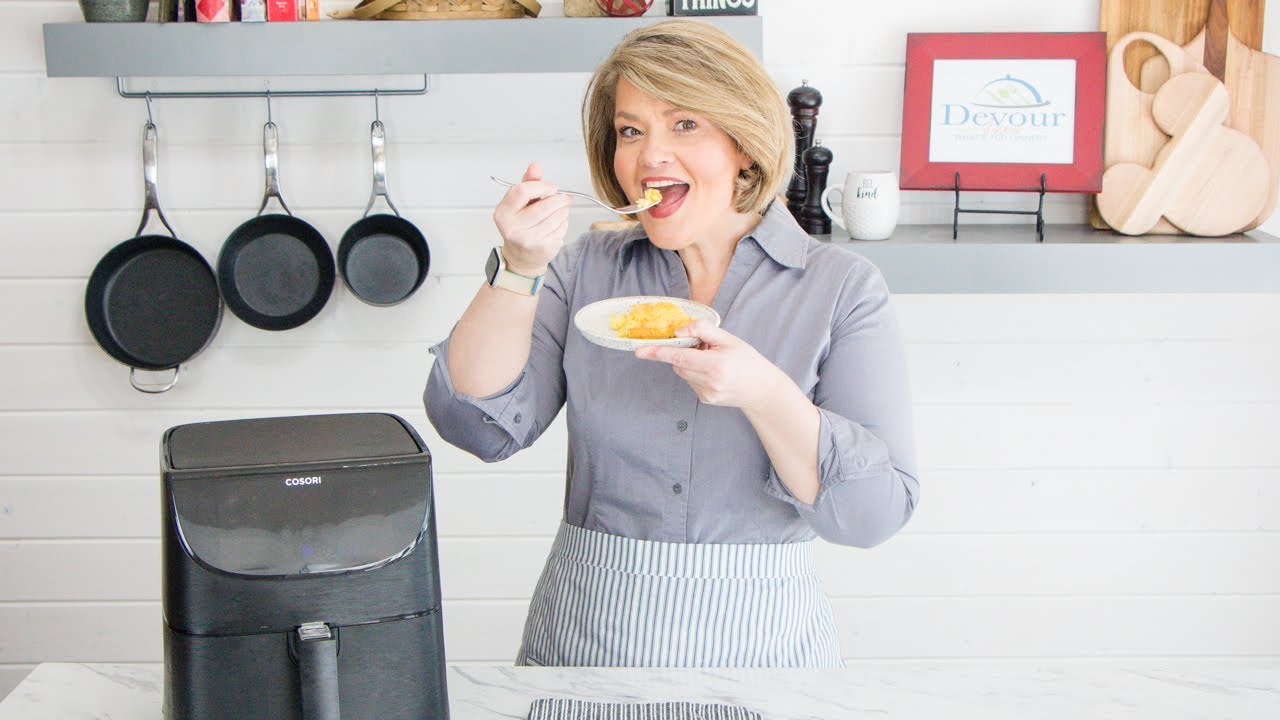 Easy Air Fryer Cornbread Recipe from a Jiffy Box Mix