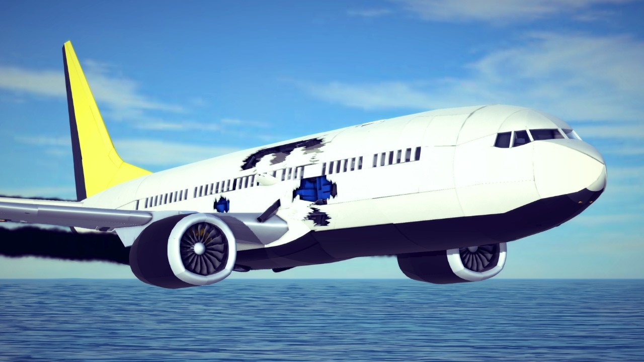 Airplane Crashes Into Water and Emergency Landings #6 | Besiege
