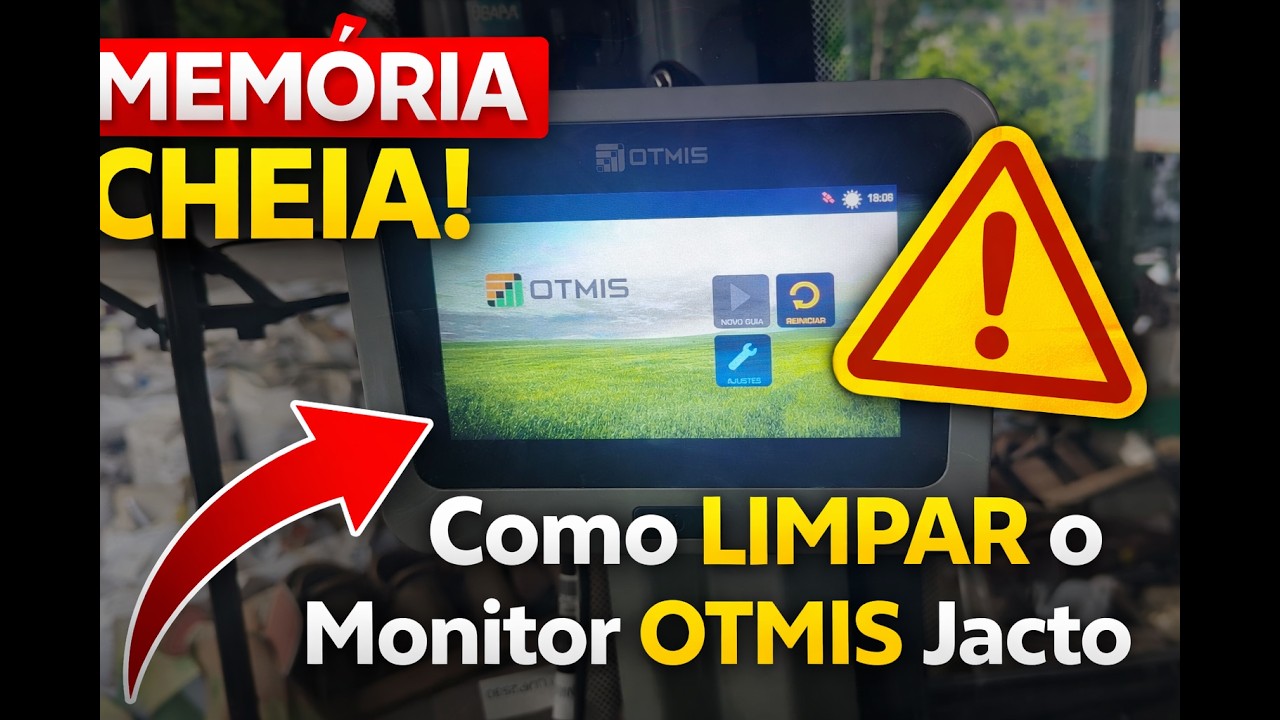 MEMÓRIA CHEIA NO OTMIS OMNI 700? Aprenda a Excluir Dados no Monitor Jacto (Rápido e Fácil)