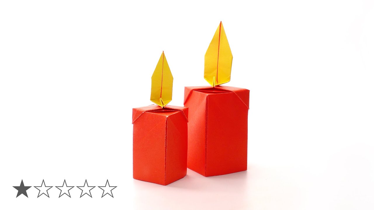 Origami Candle (Mitsuda Shigeru)