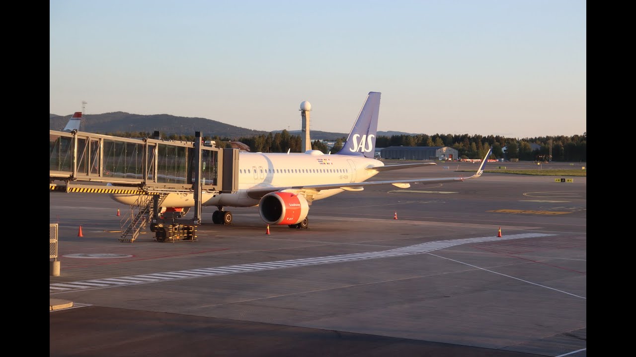 SAS Scandinavian Airlines A320NEO | Oslo - London Heathrow | Safety | Takeoff | Inflight | Landing