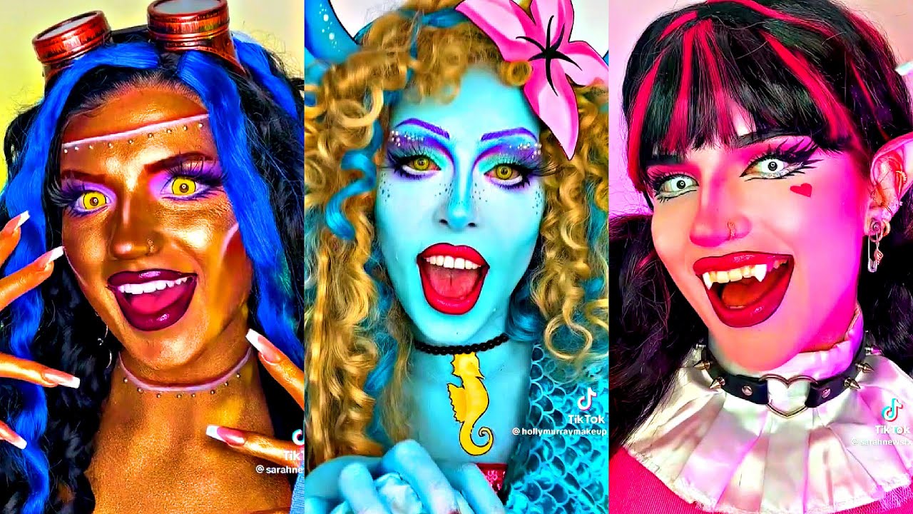 Monster High Makeup Compilation I TikTok 2023