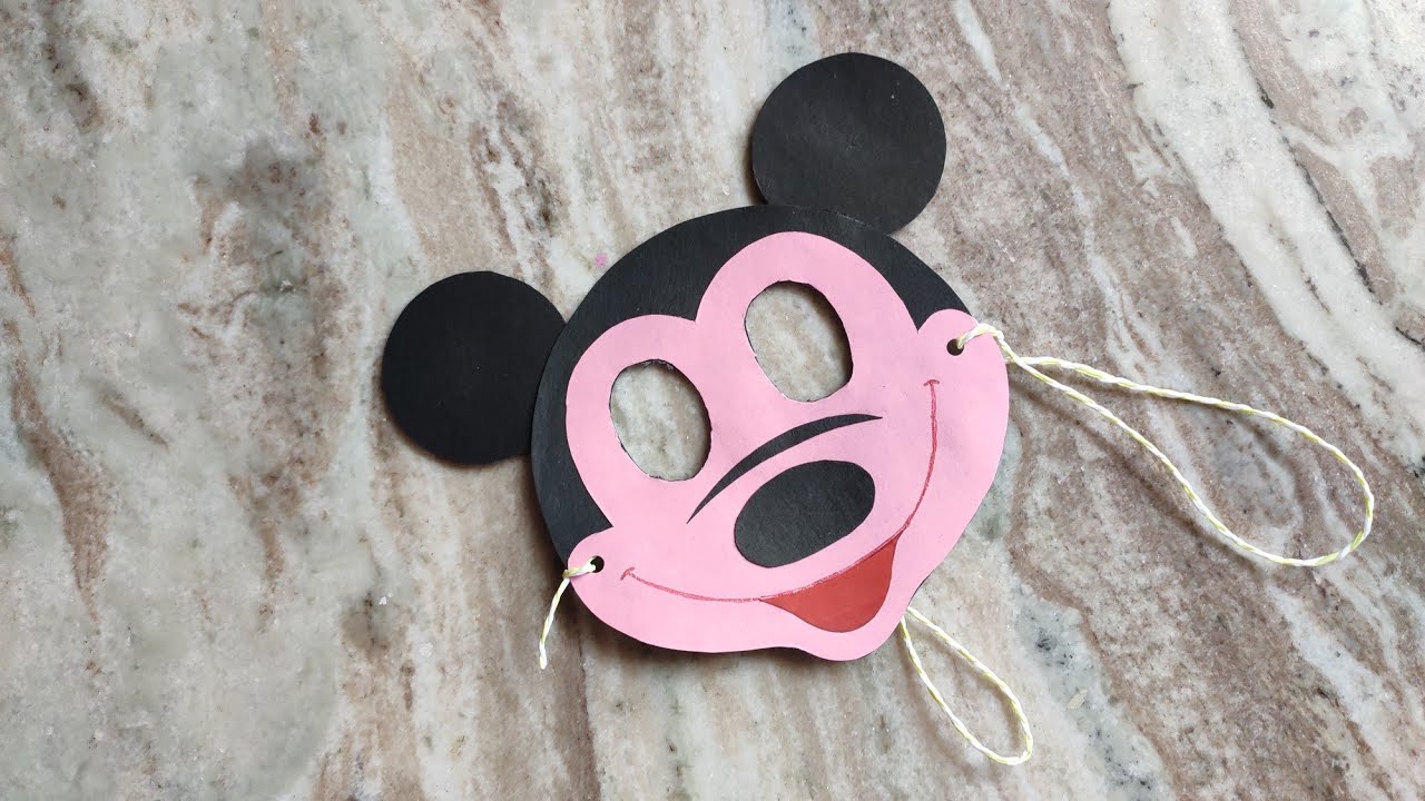 Mickey Mouse🐭🐭 mask making idea💭💭 for parties🍻🍸🎉