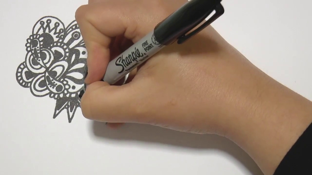 1 Hour ASMR sounds with ZENTANGLE * drawing sounds, markers on paper sounds * ASMR ART