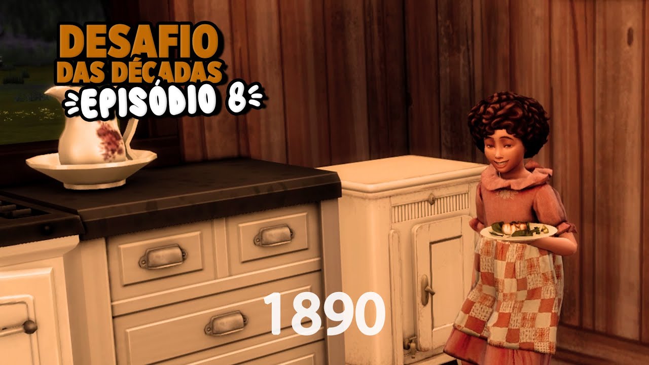 AS CRIAN&Ccedil;AS FINALMENTE CRESCERAM 1980 #08 DESAFIO DAS D&Eacute;CADAS - The Sims 4